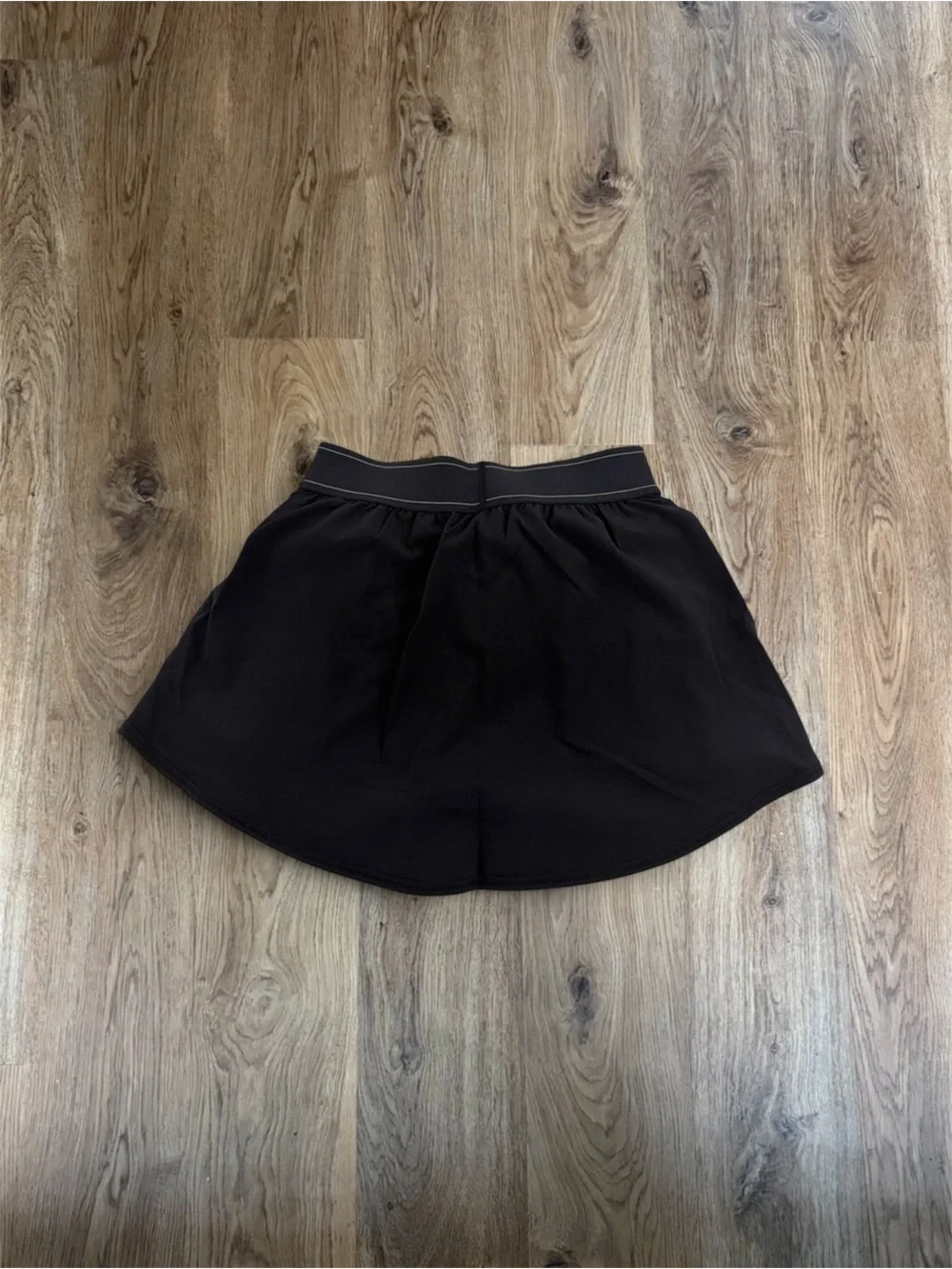 ALO Yoga Black Flared Match Point Tennis Skirt - Picture 2 of 9